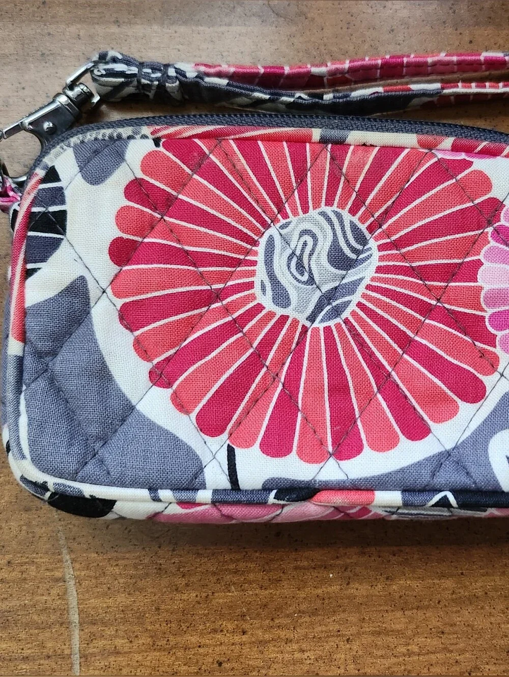 Vera Bradley Floral Quilted Wristlet